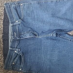 Wrangler 9/10 X 30 Q-Baby Riding Womens Jeans WRQ20BU Stretch Bootcut Mid Rise